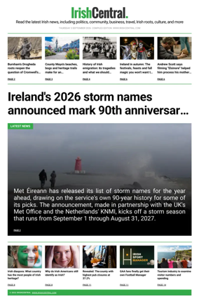 Cover of Irish Central