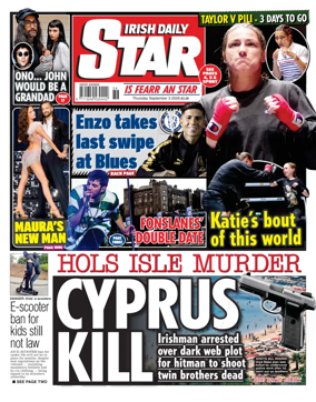Cover of Irish Daily Star