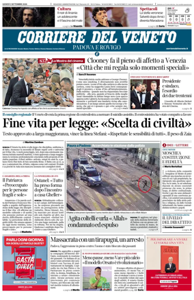 Cover of Corriere del Veneto (Padova e Rovigo)
