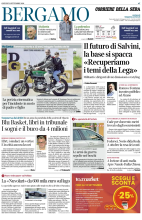 Cover of Corriere della Sera (Bergamo)