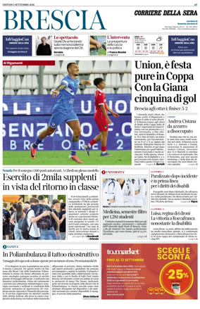 Cover of Corriere della Sera (Brescia)