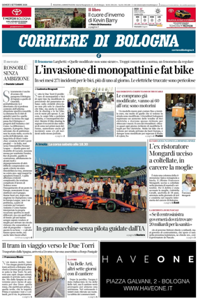 Cover of Corriere di Bologna