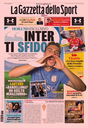 Cover of La Gazzetta dello Sport - Napoli