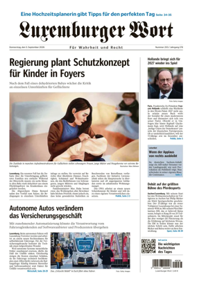 Cover of Luxemburger Wort