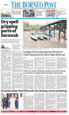 Cover of The Borneo Post (Sarawak)