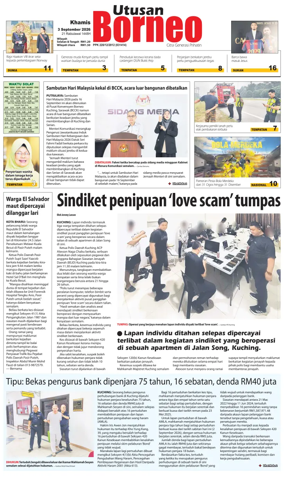 Cover of Utusan Borneo (Sarawak)