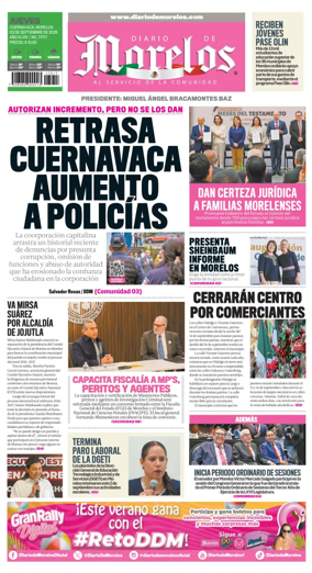 Cover of Diario de Morelos