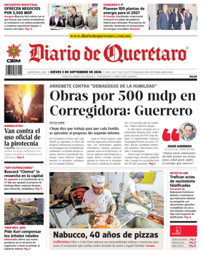 Cover of Diario de Queretaro