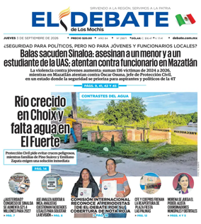 Cover of El Debate de Los Mochis