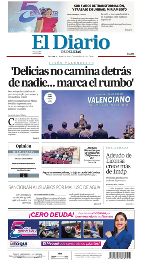 Cover of El Diario de Delicias