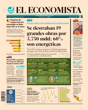 Cover of El Economista (Mexico)