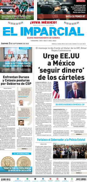 Cover of El Imparcial