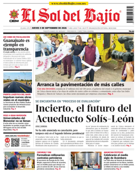 Cover of El Sol de Bajio