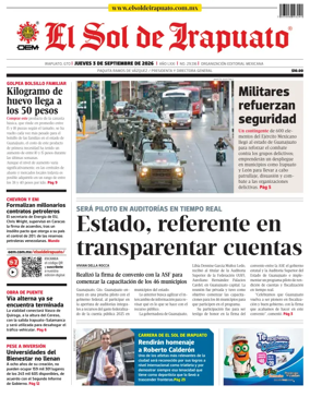 Cover of El Sol de Irapuato