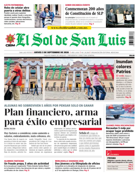 Cover of El Sol de San Luis Potosi