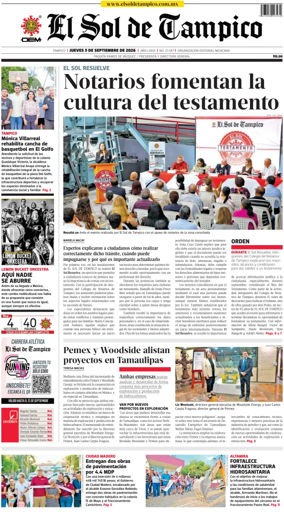 Cover of El Sol de Tampico