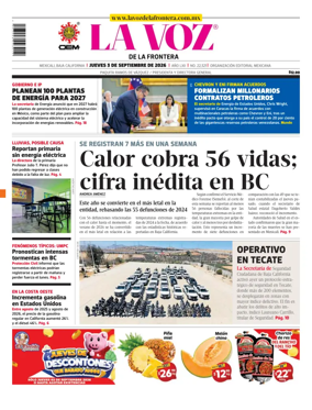 Cover of La Voz de la Frontera