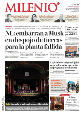 Cover of Milenio Jalisco