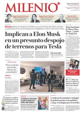 Cover of Milenio Monterrey