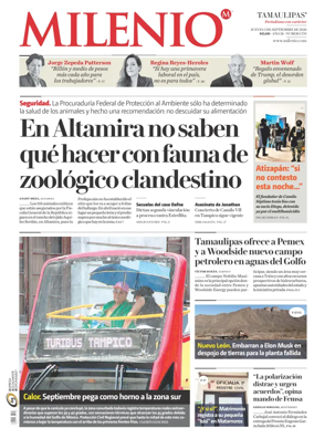 Cover of Milenio Tamaulipas