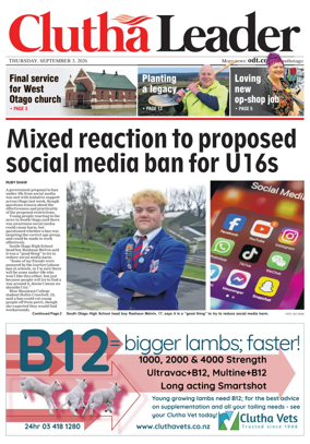 Cover of Clutha Leader