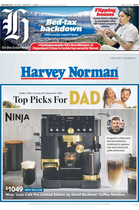Cover of The New Zealand Herald