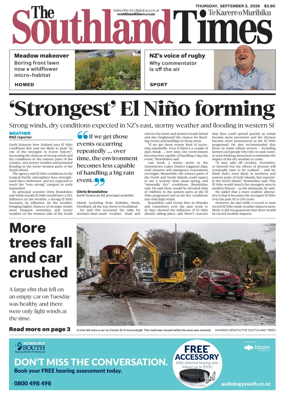 Cover of The Southland Times