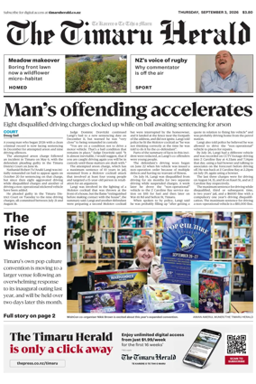 Cover of The Timaru Herald