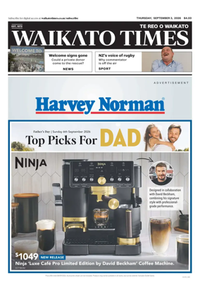 Cover of Waikato Times
