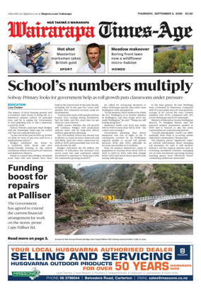 Cover of Wairarapa Times-Age (NZ)