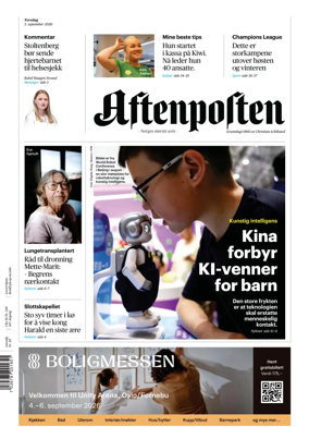 Cover of Aftenposten