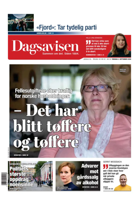 Cover of Dagsavisen