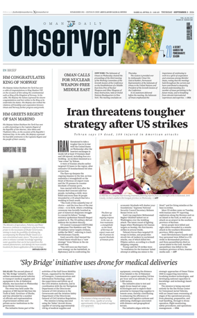 Cover of Oman Daily Observer