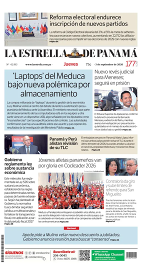 Cover of La Estrella de Panama