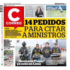 Cover of Diario Correo