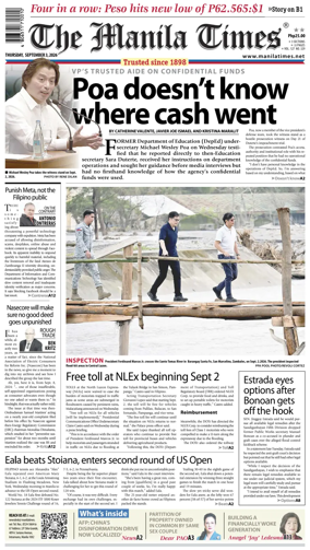 Cover of The Manila Times