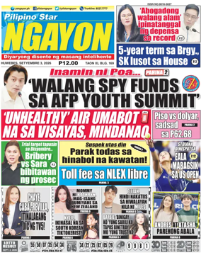 Cover of Pilipino Star Ngayon
