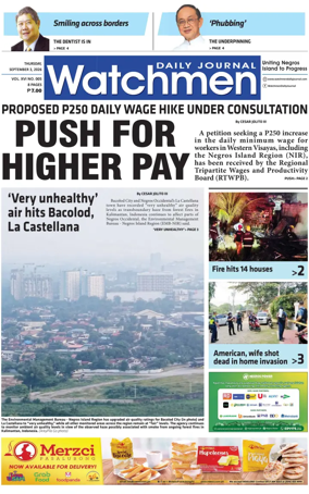 Cover of Watchmen Daily Journal