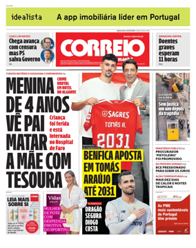 Cover of Correio da Manha