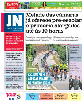 Cover of Jornal de Noticias