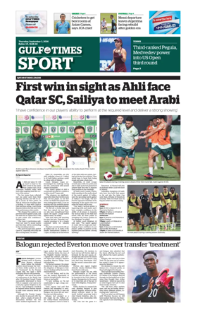 Cover of Gulf Times Sport
