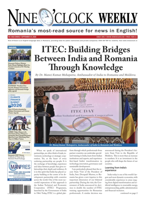 Cover of Nine o clock Weekly (Romania)
