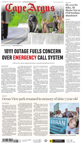 Cover of Cape Argus (PM Edition)