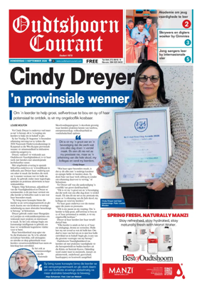 Cover of Oudtshoorn Courant