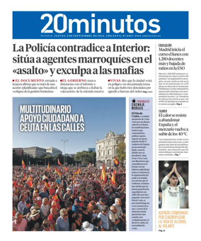 Cover of 20 Minutos Madrid