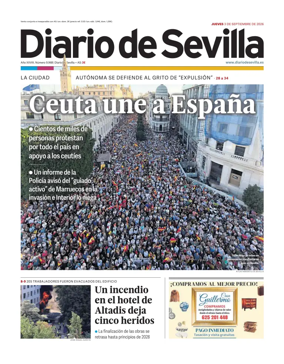Cover of Diario de Sevilla