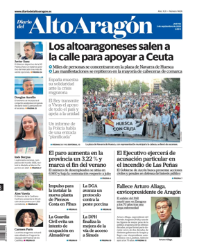 Cover of Diario del Alto Aragon