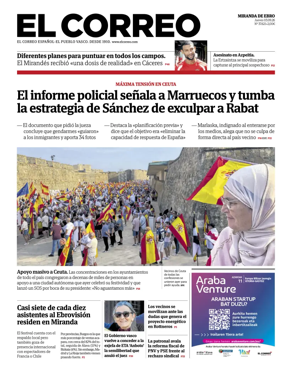 Cover of El Correo (Miranda de Ebro)