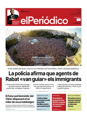 Cover of El Periodico - Catala