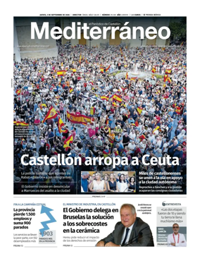 Cover of El Periodico Mediterraneo